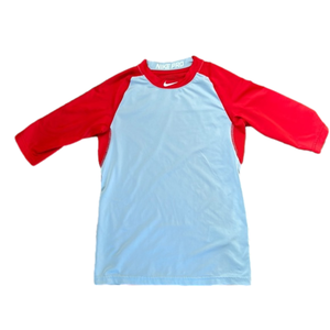 Like New Nike Pro Raglan Dri-Fit Baseball kids boys shirt